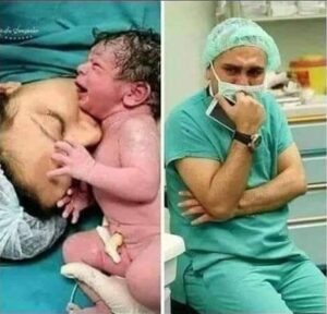 Sang dokter menangis menyaksikan ibu yang menantikan anak selama 14 tahun, akhirnya meninggal beberapa menit setelah melahirkan.(ist)